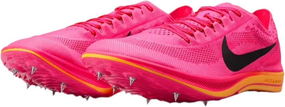 NEW NIKE unisex zoomx dragonfly track shoes in hyper pink/black-laser orange